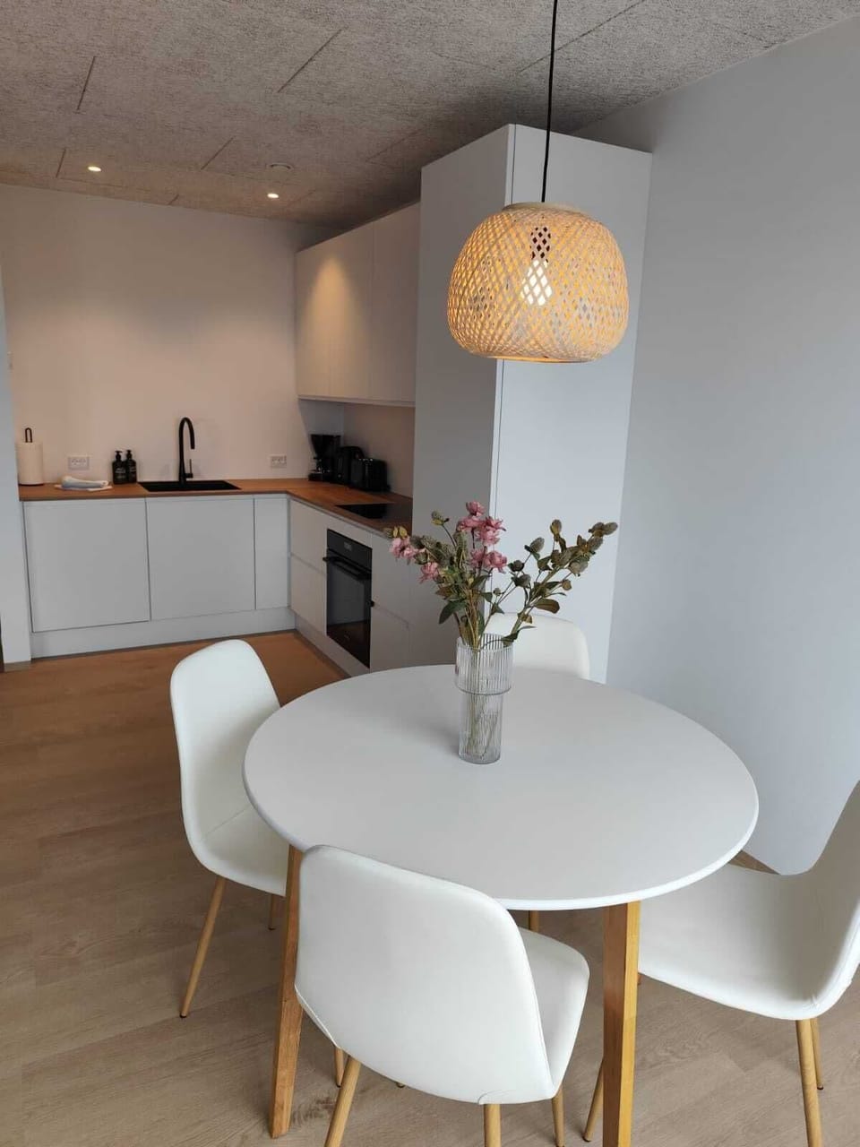 Classic Apartment, 2 Bedrooms, Balcony | Private kitchen | Full-size fridge, oven, stovetop, dishwasher