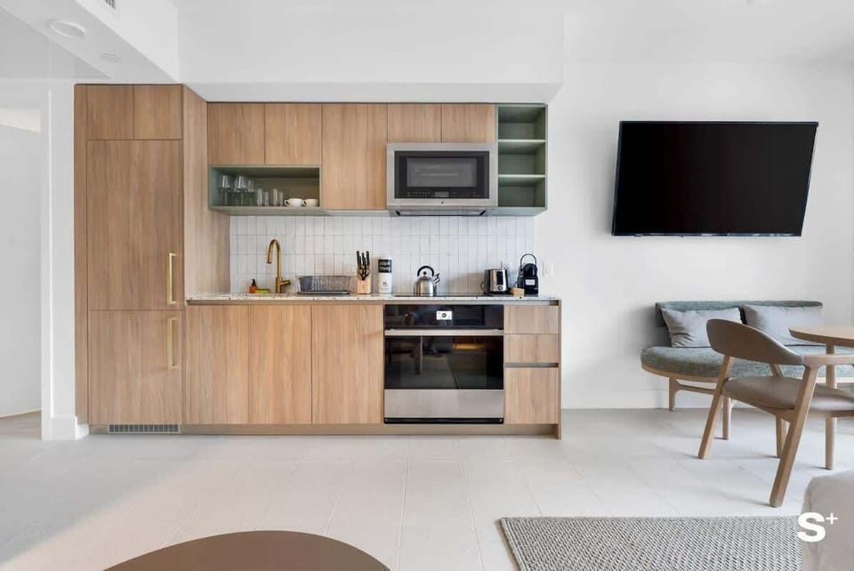 Studio, Balcony, City View | Private kitchen | Espresso maker