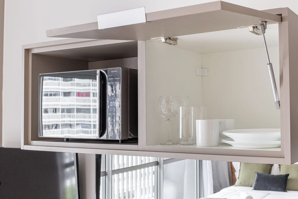 Premium Apartment, 1 Double Bed, Kitchen, City View | Interior