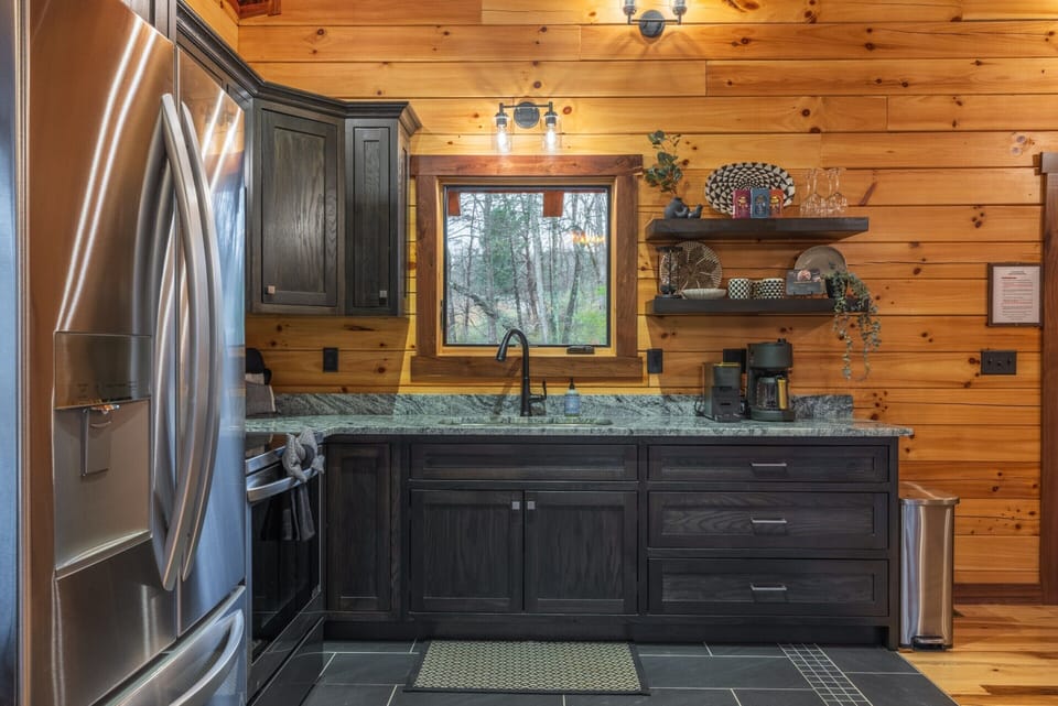 5. Kitchen Corner, from Fridge - Cloud 9 Treehouse