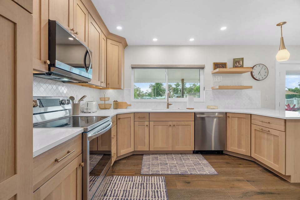 We hope that you will appreciate all of these gorgeous stainless steel appliances as much as we do :)