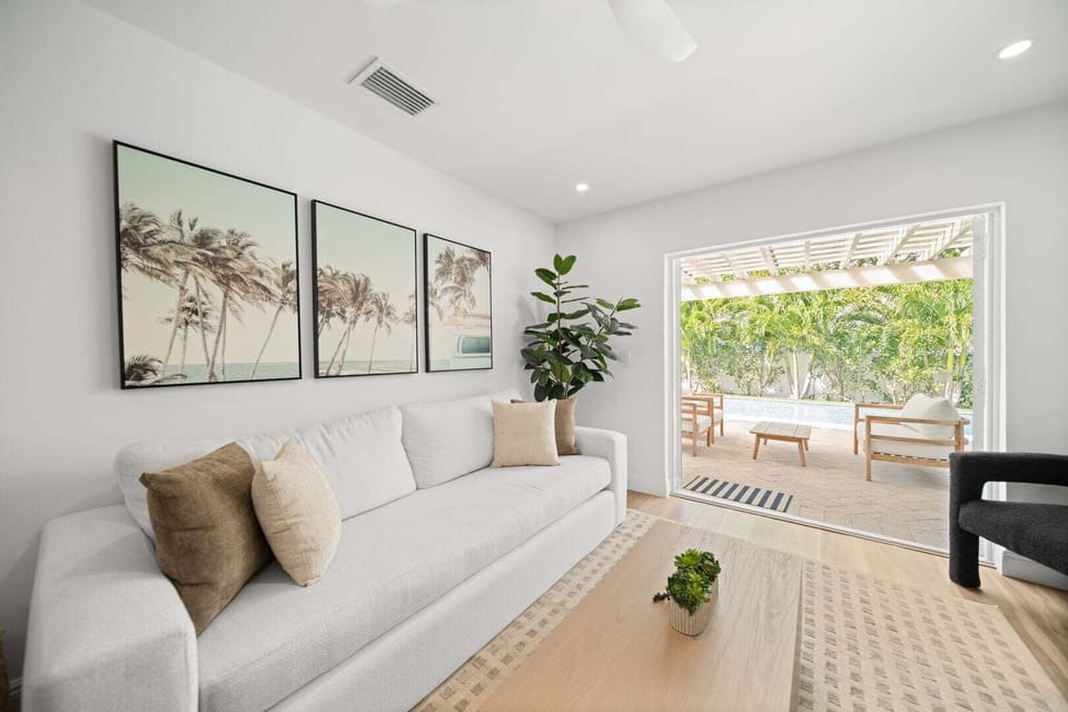 Upscale, modern interiors throughout