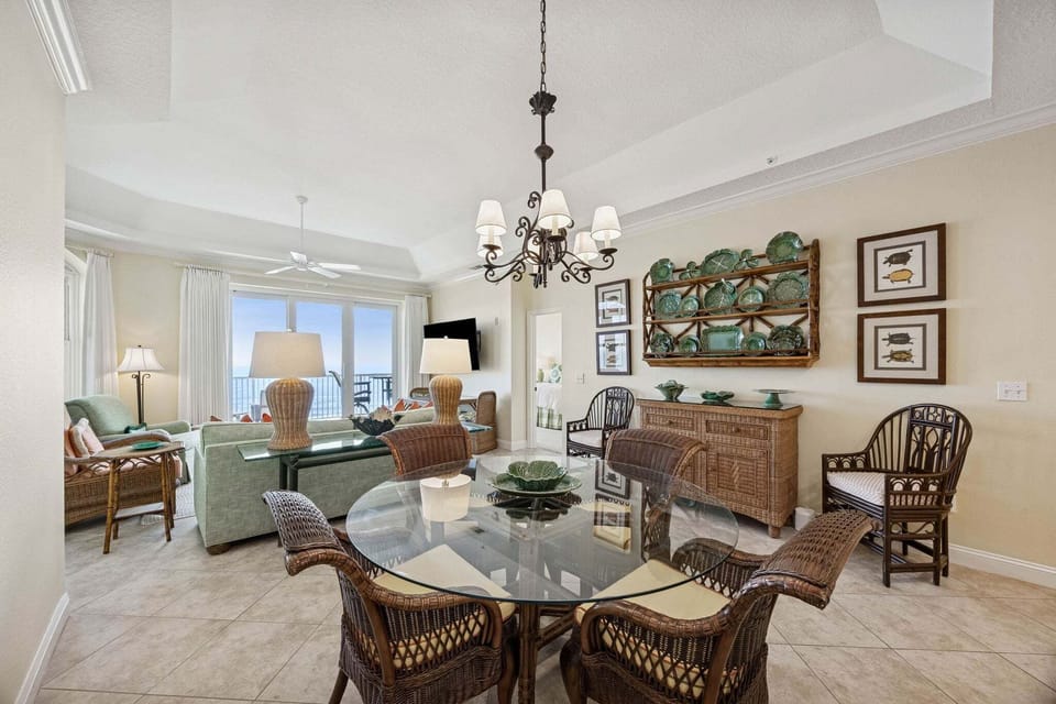 Dining Room with views to Living Room