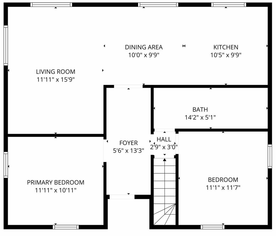 First floor floorplan.