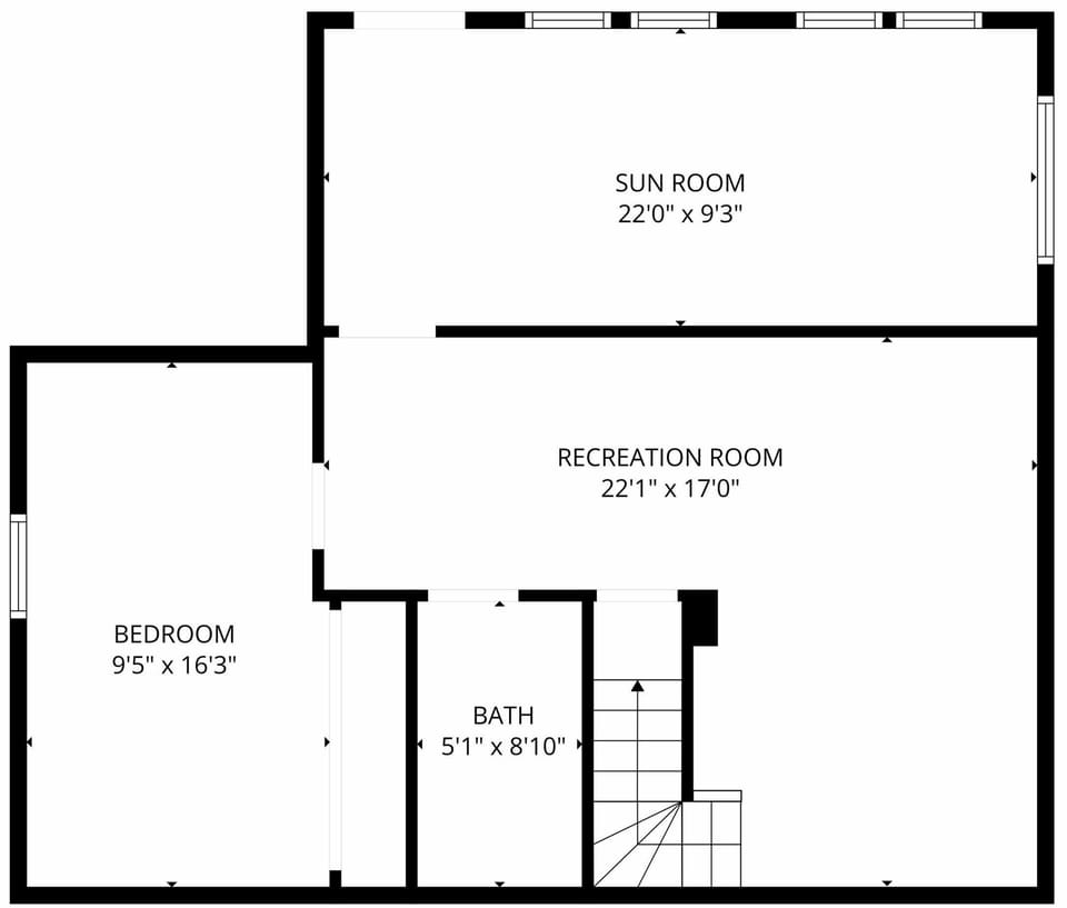 Basement floorplan.