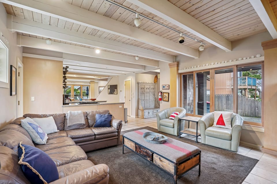 Living Room at The Sand Dollar