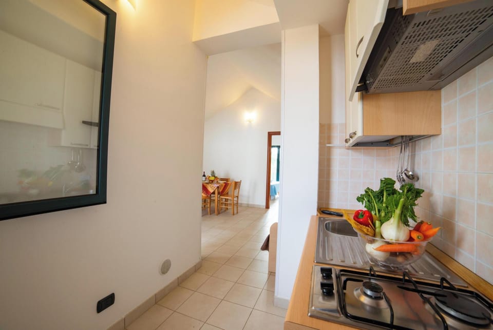 Kitchen and dining area
