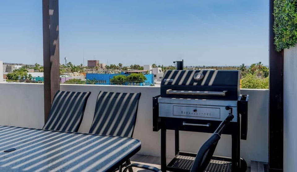 Enjoy grilling your favorite dishes while soaking up the fresh air.