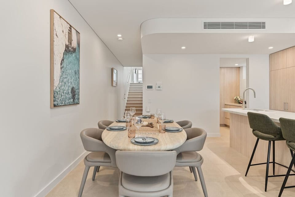 Elegant dining setting perfect for family meals, celebrations and shared holiday moments.