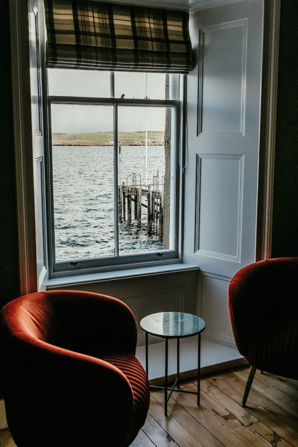 Harbour views from the window seat