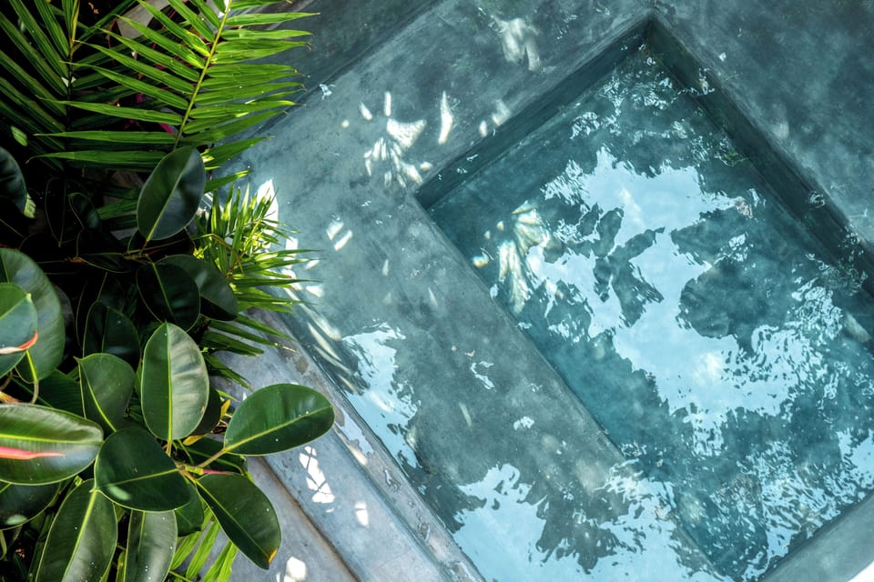 Indoor pool, outdoor pool, sun loungers