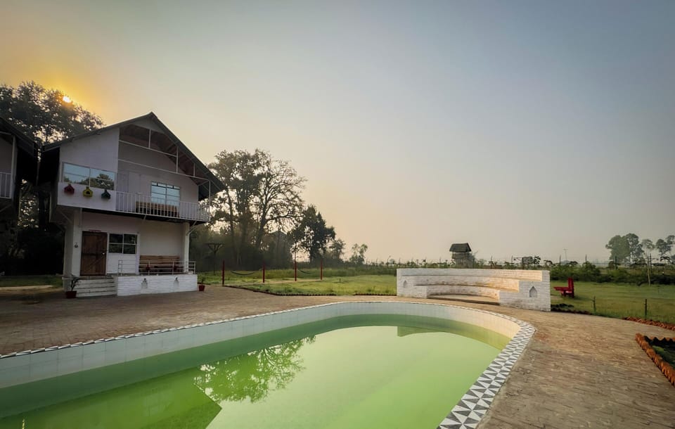 Seasonal outdoor pool