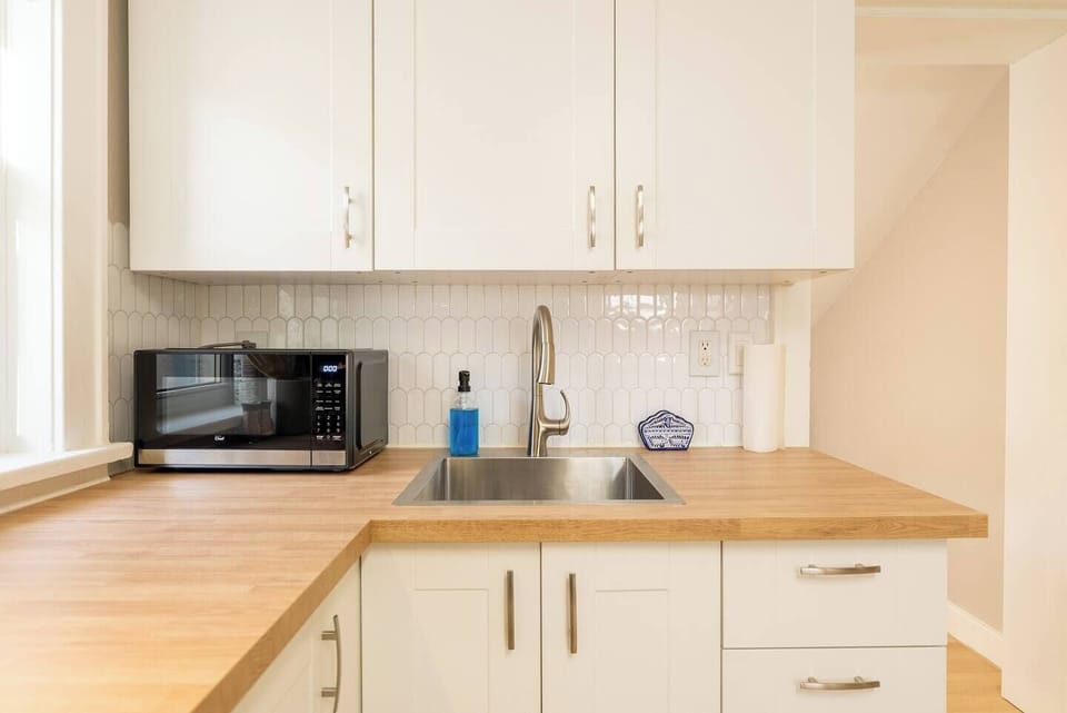 ully equipped kitchen with everything you need to cook or enjoy a quick meal.