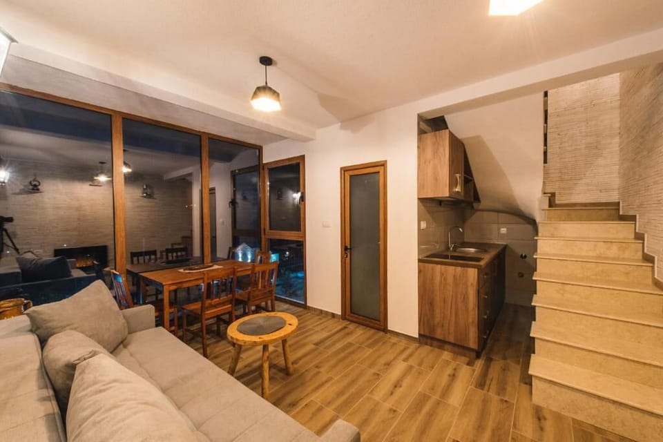 Luxury Chalet, Balcony, Garden View with Private Outdoor Pool | Living area