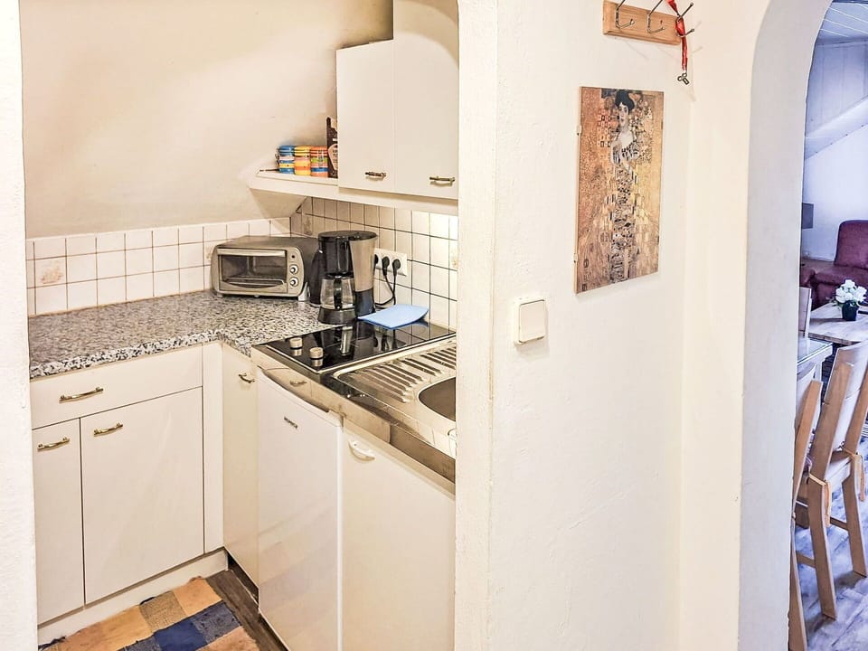 Kitchen, Countertop, Flooring, Interior Design, Major Appliance, Wood, Floor, Furniture, Kitchen Appliance, Room