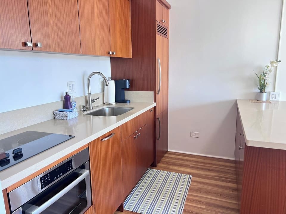 Custom cabinets.