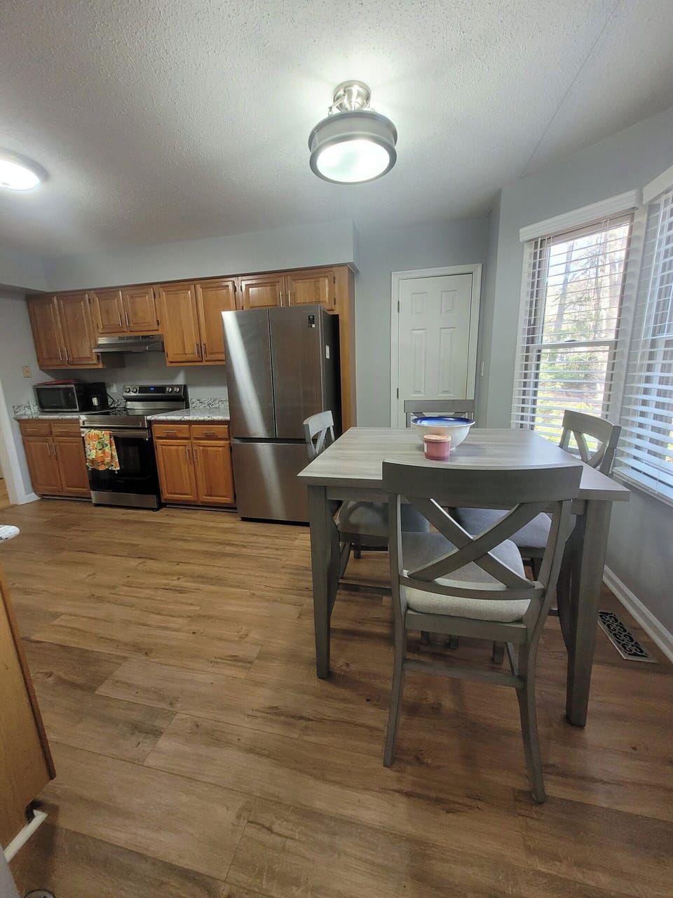 Kitchen and high top table