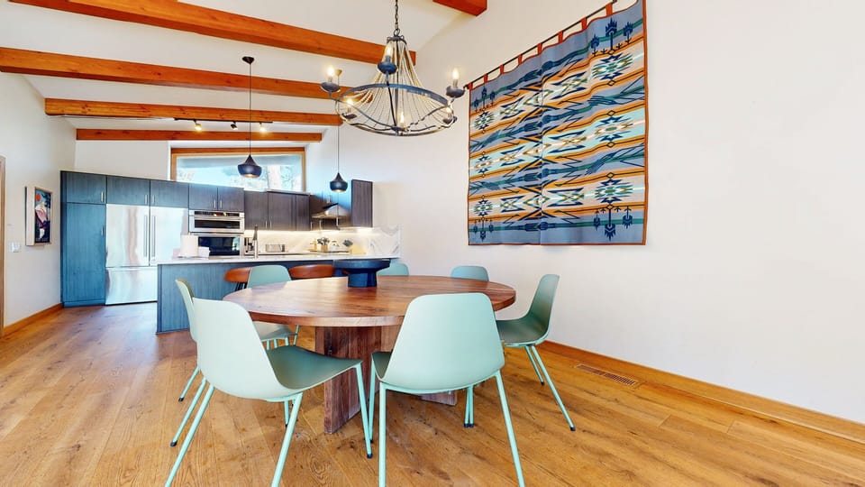 Architecture, Building, Dining Room, Dining Table, Furniture