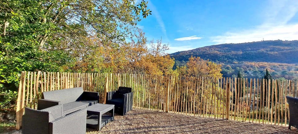 Comfort House, Patio, Mountain View | Terrace/patio