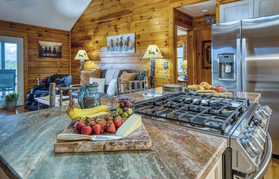 New granite countertops and granite cutting boards