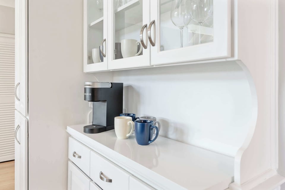 Coffee station.