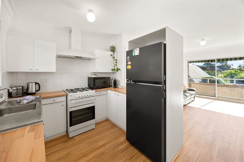 Open plan kitchen and living space