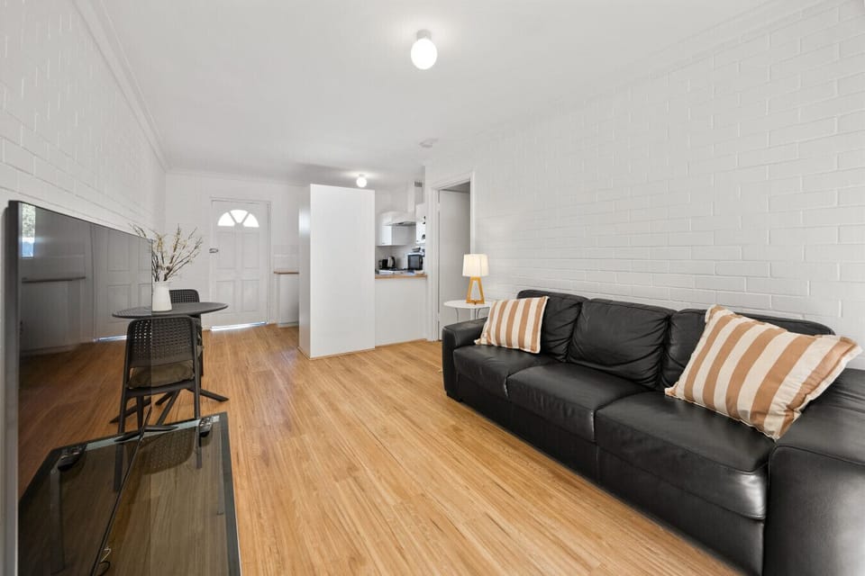 Open plan kitchen and living space