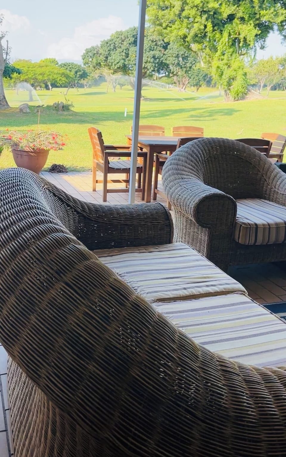 Outdoor dining