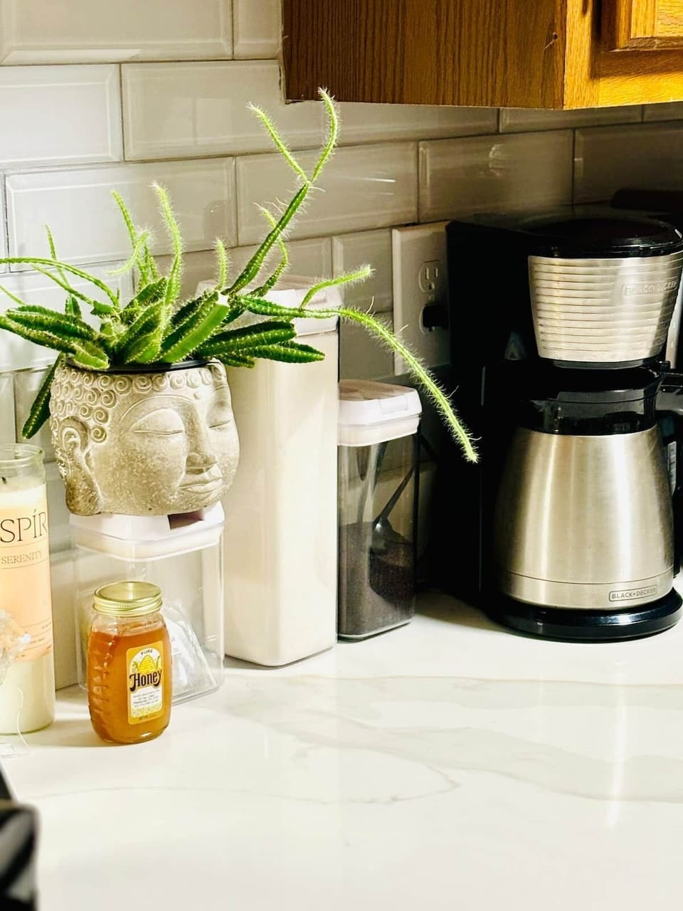 coffee and tea station