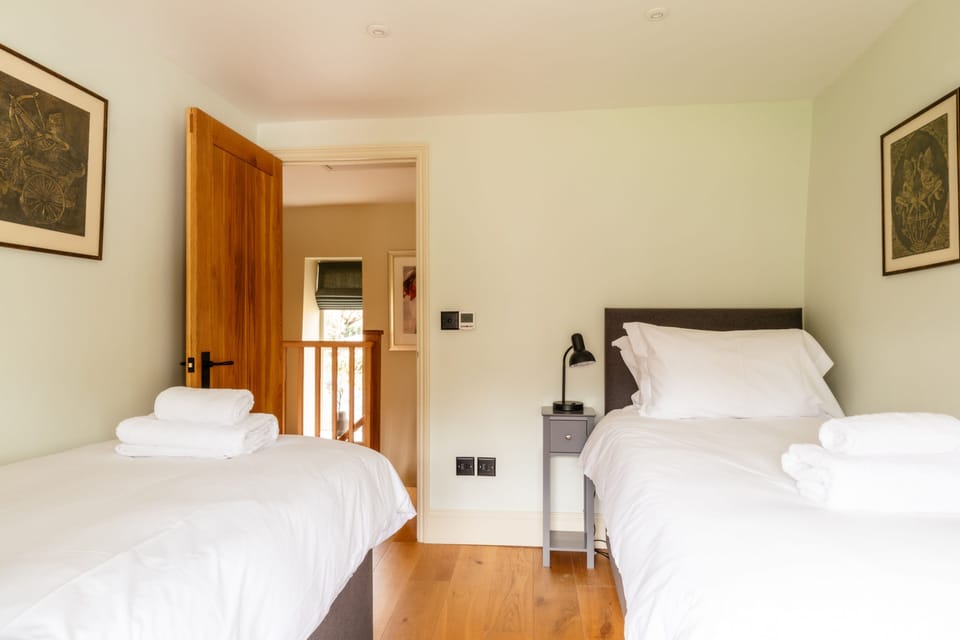 Bedroom two with twin single beds