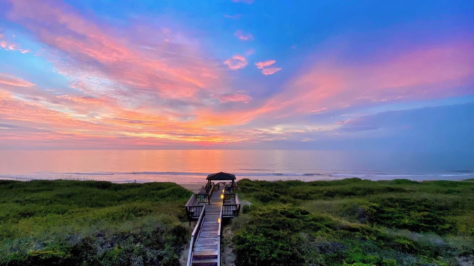 Sunrise Covered Porch View