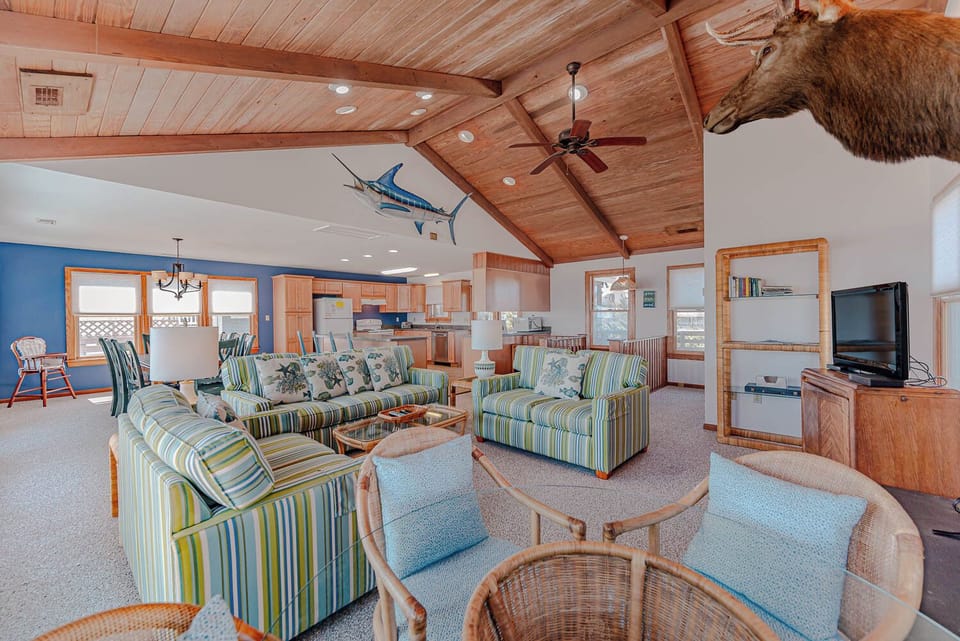 Top Level Living/Dining/Kitchen Area