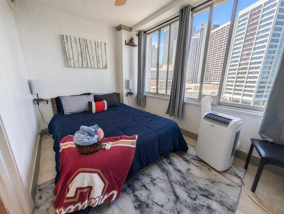 Spacious 3-Bedroom Condo with Pool Access & City Views | Free WiFi, Dedicated Workspace, Iron & Ironing Board