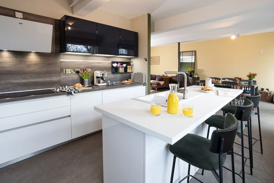 The kitchen at Riverside Mill, Cumbria