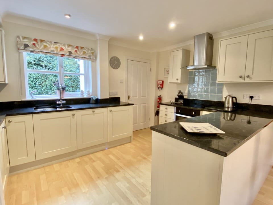 Kitchen in Brea Holiday Cottage, Rock North Cornwall