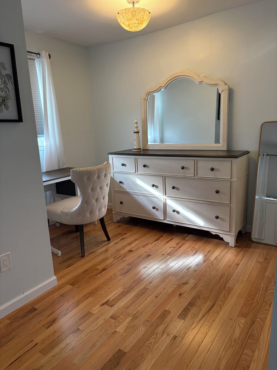 Work space and dresser