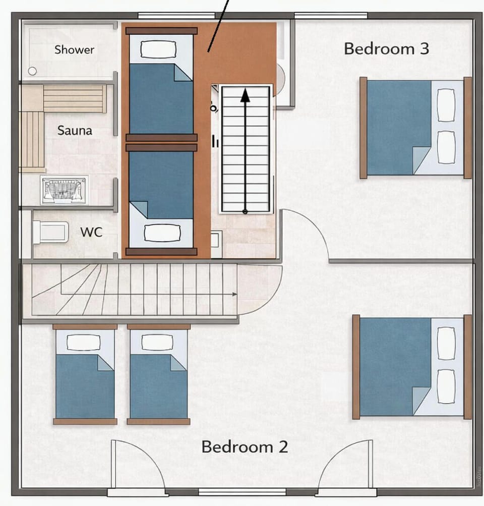 Attic floor beds