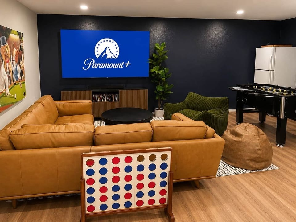 85" TV / Movie Lounge