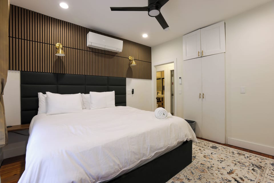 Cozy spacious bedroom with bright light, positive vibes at Dupont Washington DC

