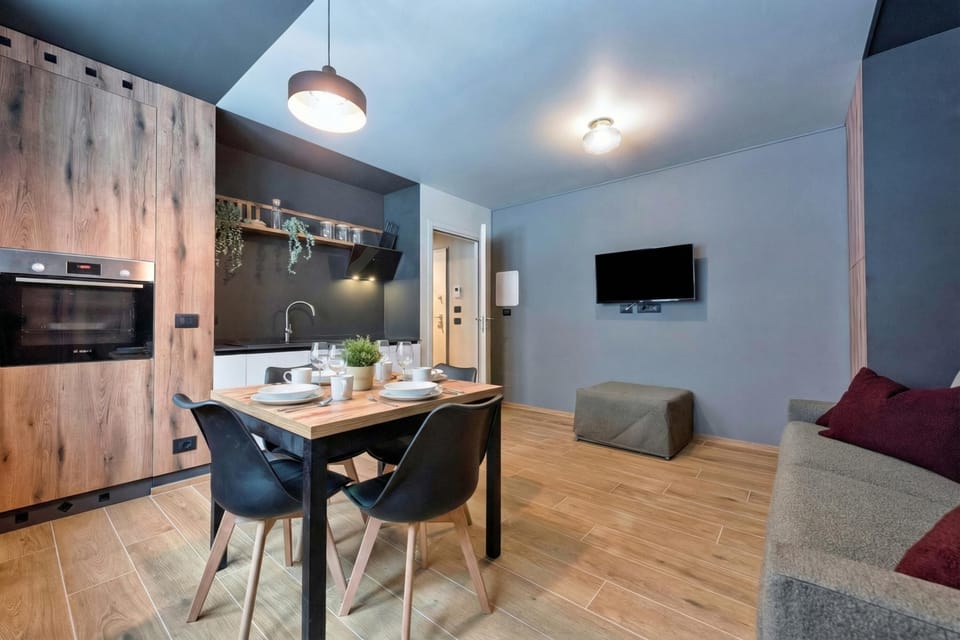 Kitchen and dining area