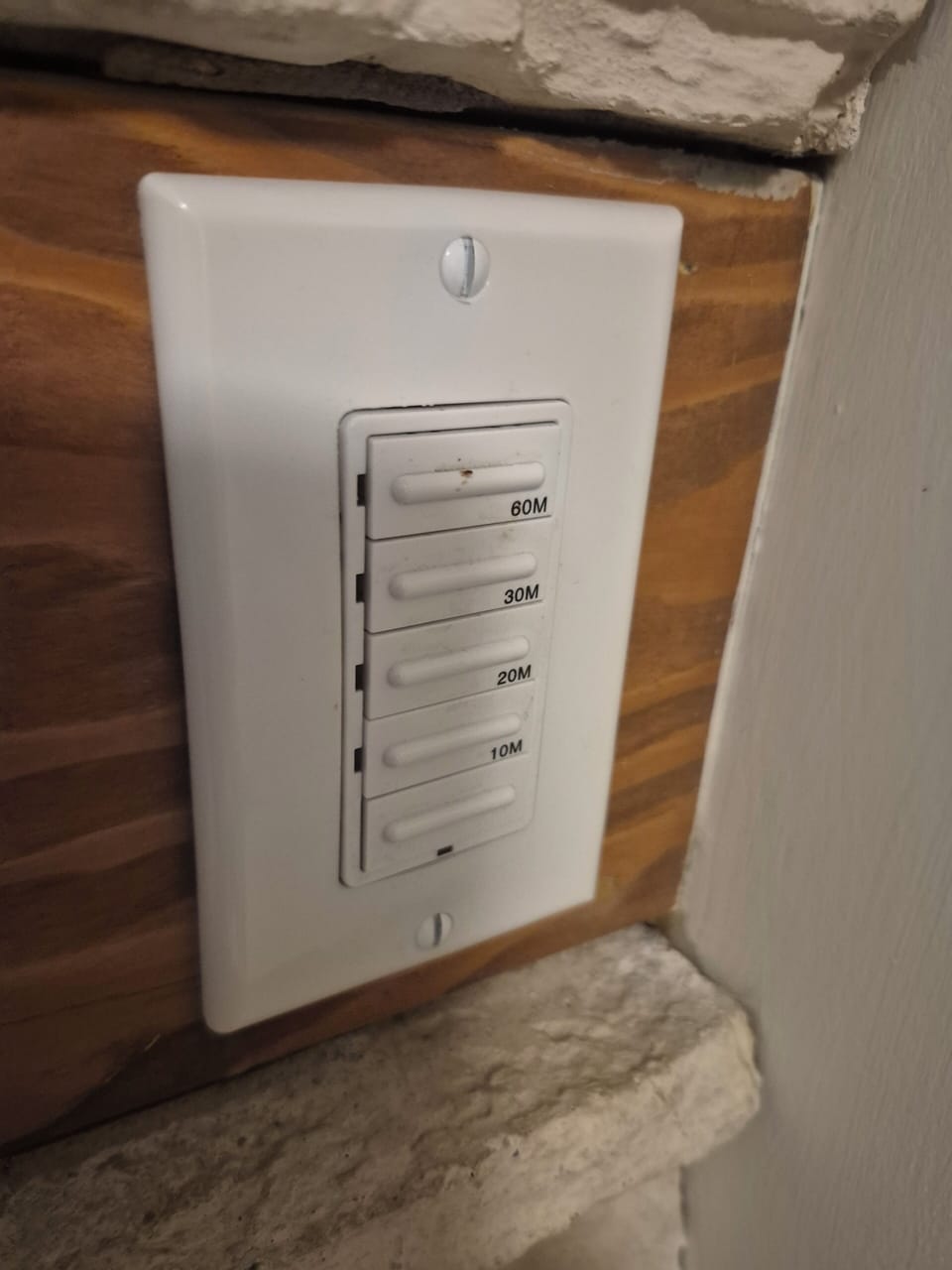 Fireplace timer, Select one option, say 10M, the gas fire will be on for 10 min 