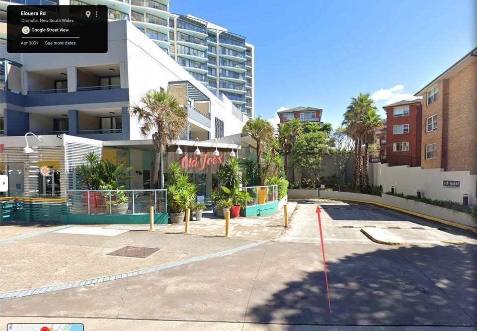 Exterior building and street view