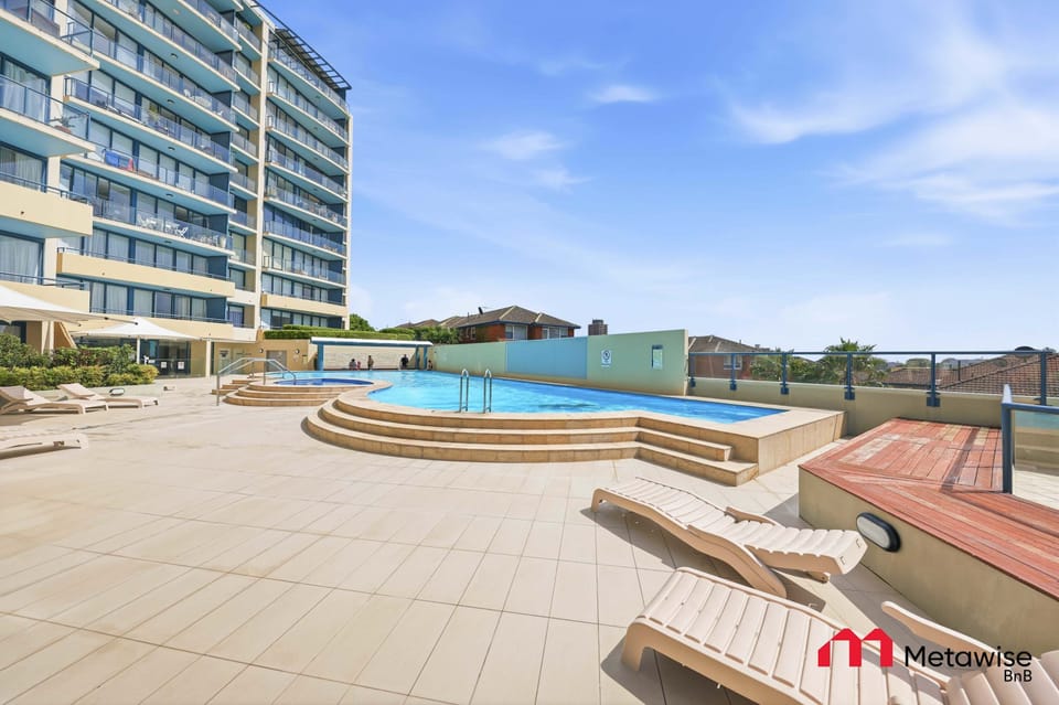Outdoor pool and deck