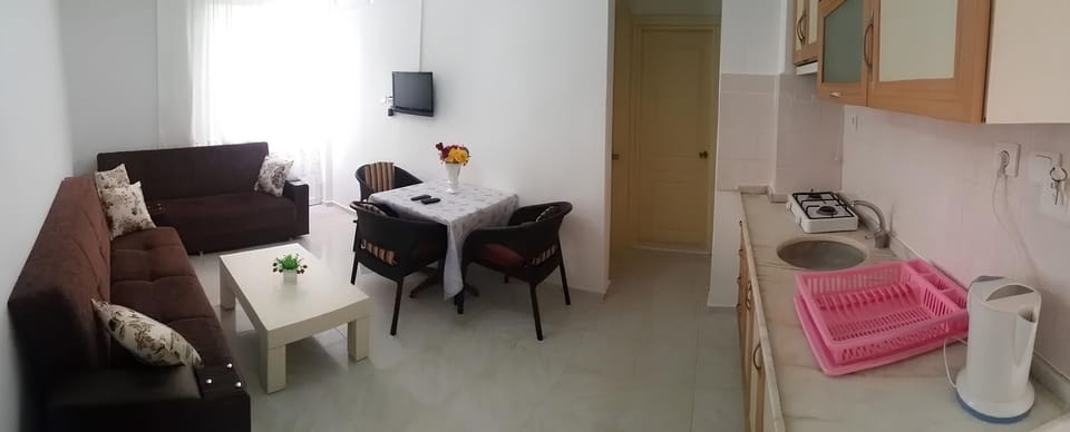 Standard Apartment | Living area | 35-inch TV with satellite channels