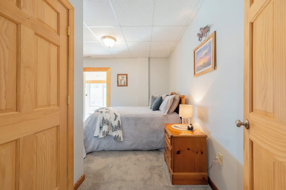 Inviting bedroom made for quiet mornings and restful sleep