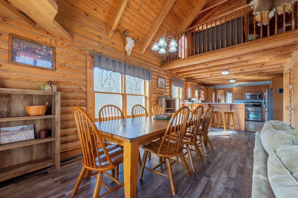 Open dining area perfect for shared meals and gathering together