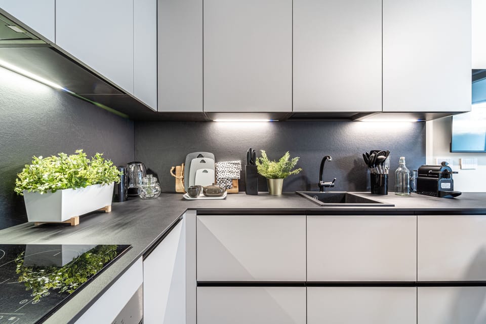 Studio, Terrace | Private kitchen | Espresso maker, electric kettle, dining tables