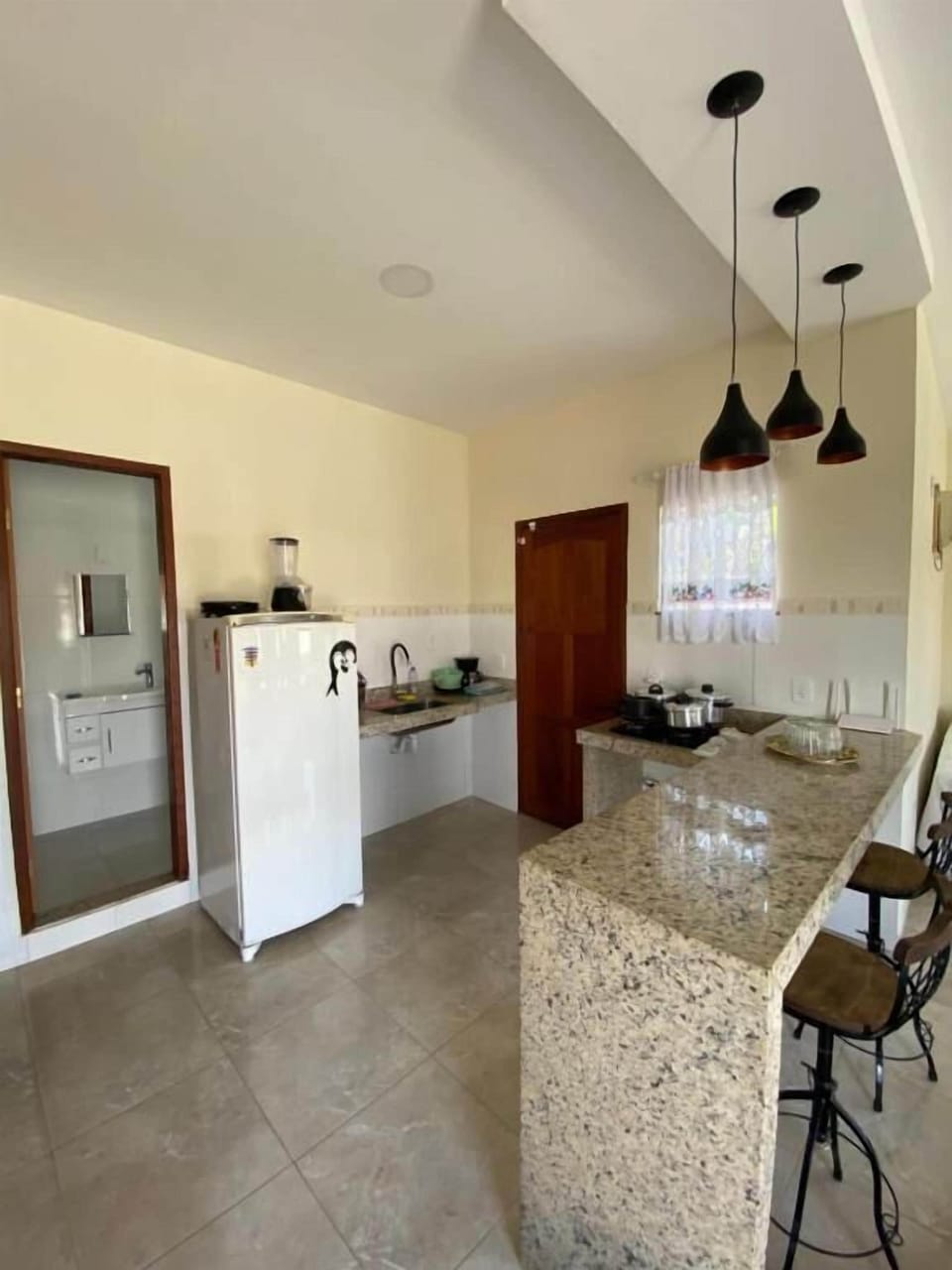 Family Studio, 2 Double Beds, Kitchenette | Private kitchen