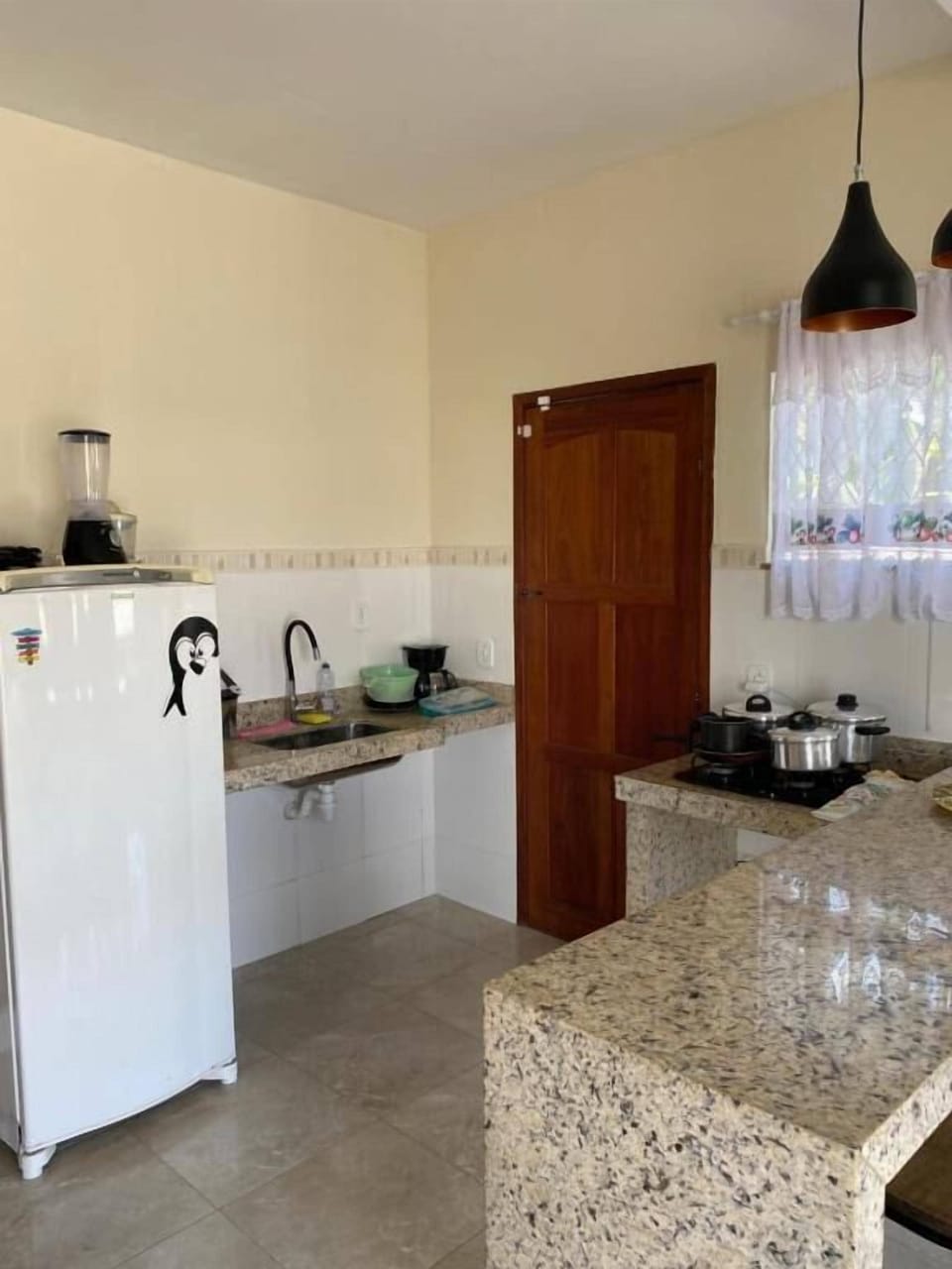 Family Studio, 2 Double Beds, Kitchenette | Private kitchen