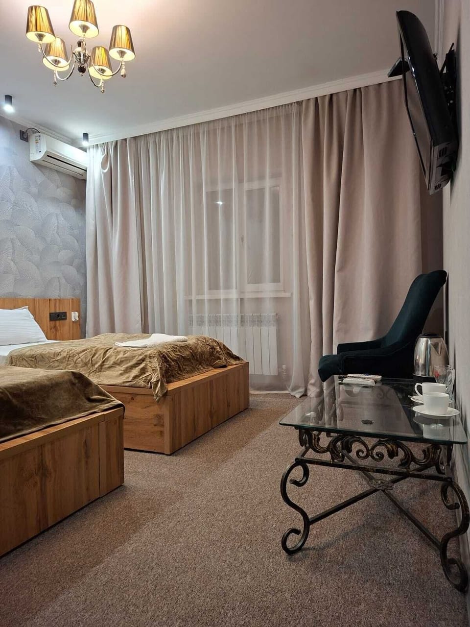 Standard Twin Room, City View | Blackout drapes, iron/ironing board, free WiFi